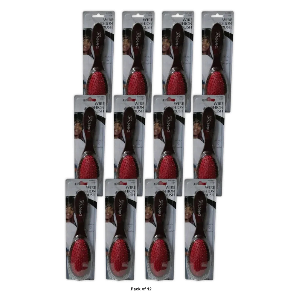 Donna Wire Cushion Brush Large #763 nan (Pack of 12)