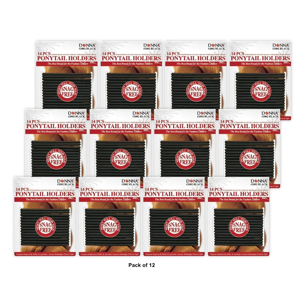 Donna Collection Ponytail Holders  14 Count nan (Pack of 288)