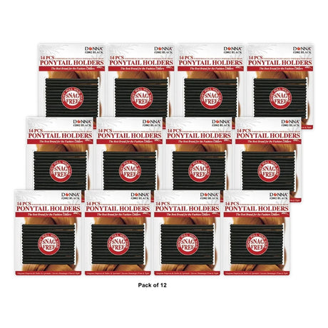 Donna Collection Ponytail Holders  14 Count nan (Pack of 288)