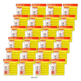 Donna Salon Quality Snap On Magnetic Hair Roller Medium  Yellow  12 Ea nan (Pack of 72)