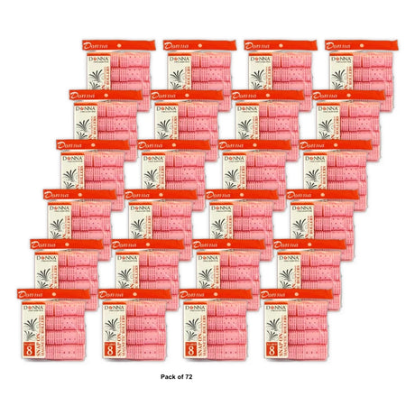 Donna Salon Quality Snap on Plastic Magnetic Hair Rollers (x-Large - 1-1/8 ) nan (Pack of 72)