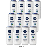 Nivea Men Sensitive Body Wash with Bamboo Extract 16.9Oz (Pack of 12)
