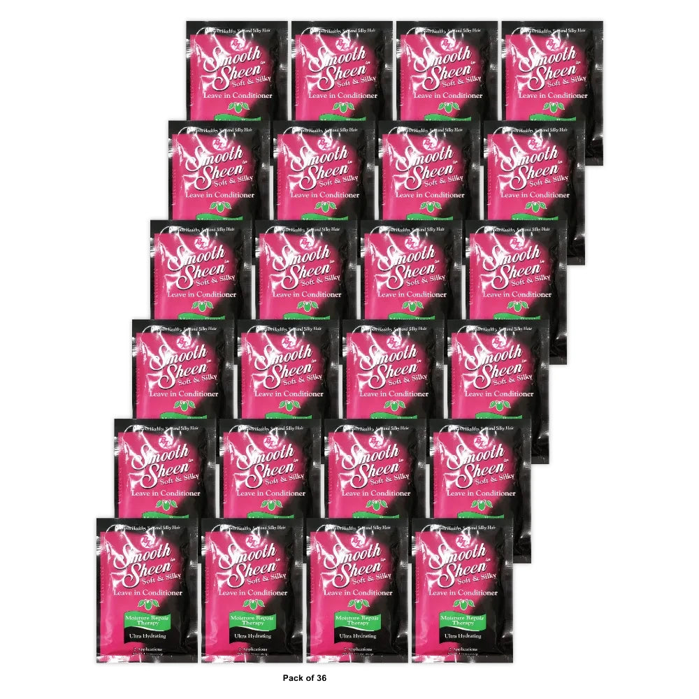 BB Smooth Sheen Soft & Silky Leave in Conditioner  2 applications  1.75 fl oz 1.75 Oz (Pack of 36)