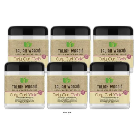 Taliah Waajid Curly Curl Gelo 6 Fl. Oz (Pack of 6)
