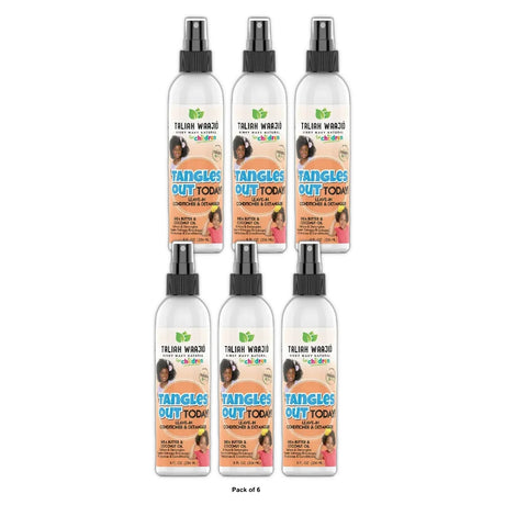 Taliah Waajid for Children Tangles Out Today Leave-in Conditioner Detangler 8 Fl.  Oz (Pack of 6)