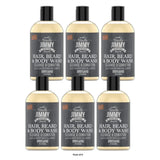 Uncle Jimmy Hair  Beard & Body Wash 12 oz 12 Fl. Oz (Pack of 6)