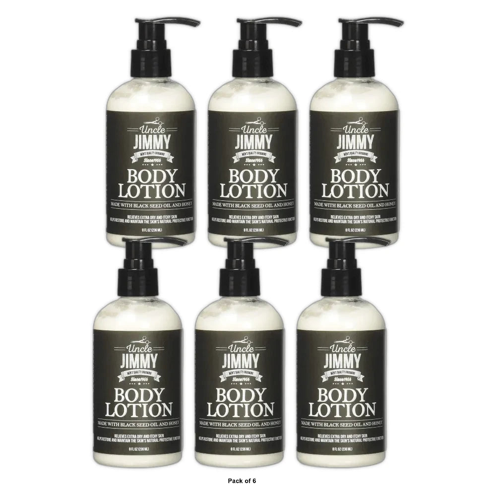 Uncle Jimmy - Body Lotion 8 Fl. Oz (Pack of 6)