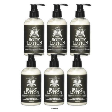 Uncle Jimmy - Body Lotion 8 Fl. Oz (Pack of 6)