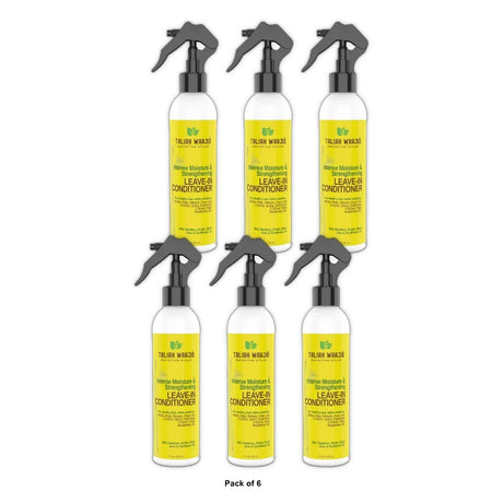 Taliah Waajid Protective Styles Bamboo and Coconut Milk Leave-in Conditioner (B0 8 Fl. Oz (Pack of 6)