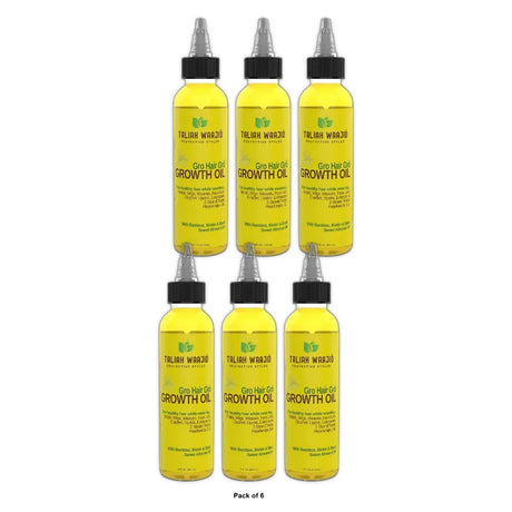 Taliah Waajid Gro Hair Gro Protective Styles Bamboo & Coconut Hair Oil  4 fl oz 4  Fl. Oz (Pack of 6)