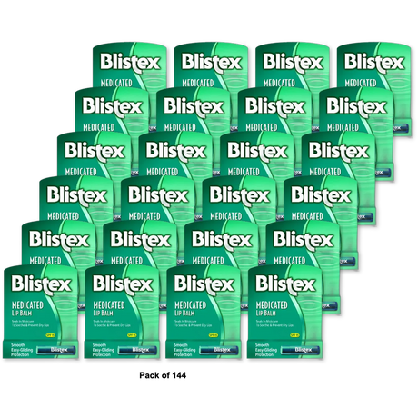 Blistex Medicated Lip Balm Regular SPF 15  0.15Oz (Pack of 144)
