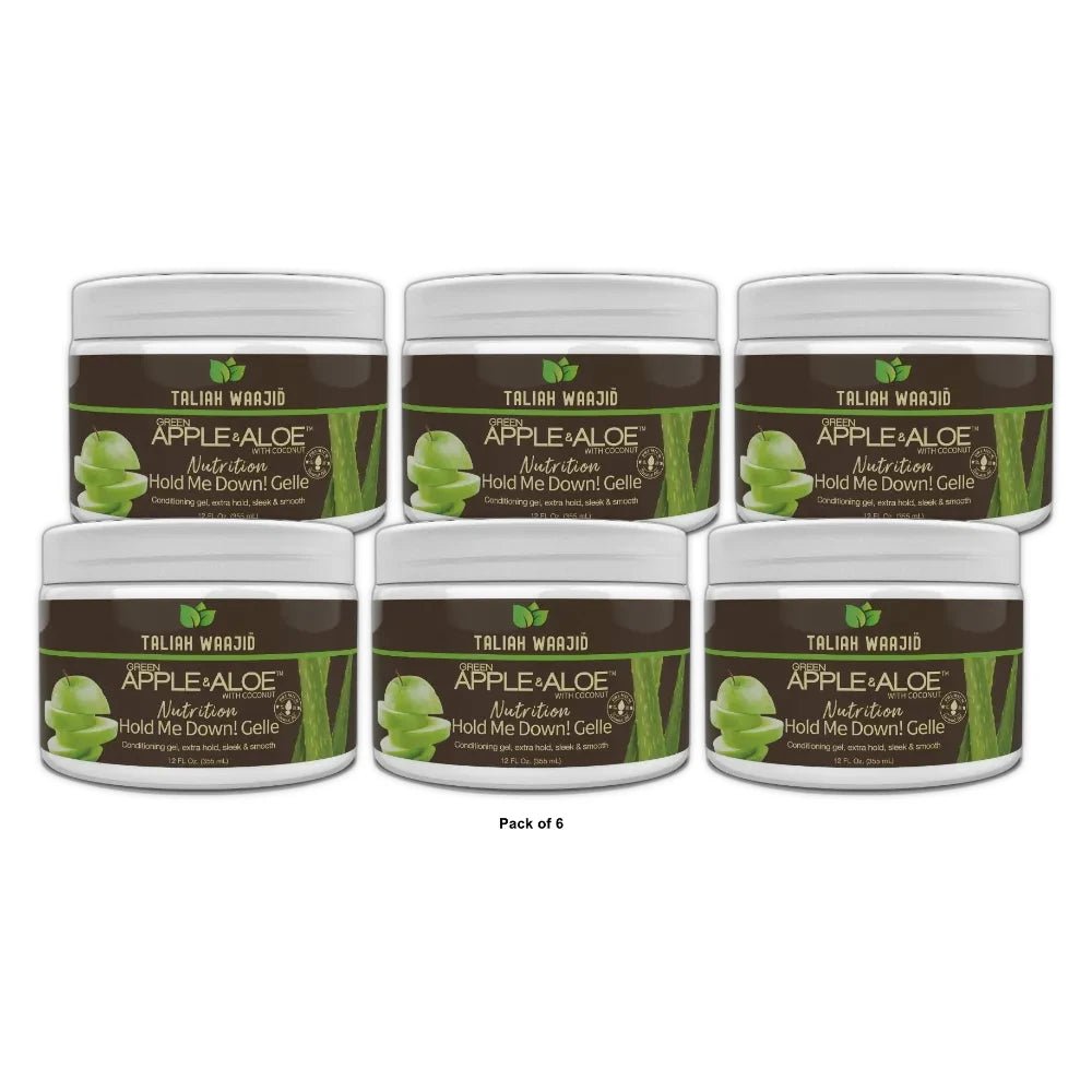 Taliah Waajid Nutrition Curl Enhancing Hair Styling Gel with Green Apple  12 fl 12 Fl. Oz (Pack of 6)