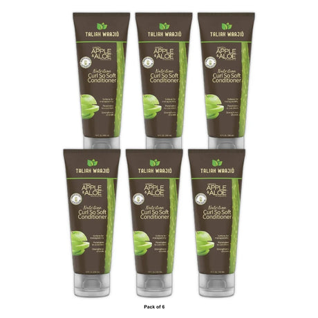 Taliah Waajid Green Apple & Aloe Curl So Soft Conditioner for Defining  Moisturi 10 Fl. Oz (Pack of 6)