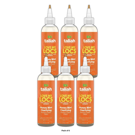Taliah Waajid Love My Locs Honey Mint Clarifying Sulfate Free Shampoo - 8 oz 8 Fl. Oz (Pack of 6)