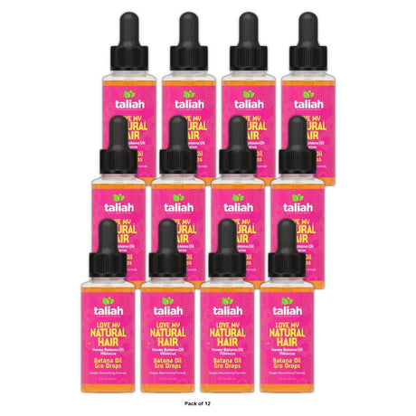 Taliah Waajid Love My Natural Hair Batana Oil Gro Drops 2oz 2 Fl. Oz (Pack of 12)
