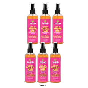 Taliah Waajid Love My Natural Hair Honey Dew Leave-In Conditioner & Curl Refresh 12 Fl. Oz (Pack of 6)