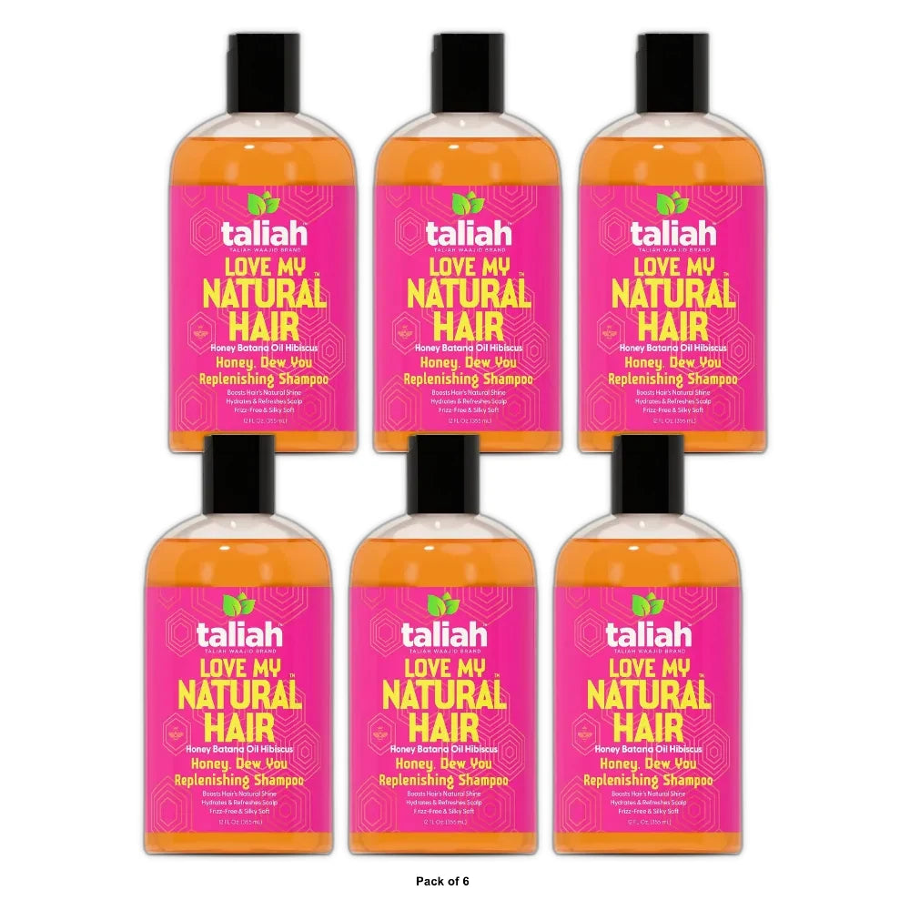 Taliah Waajid Love My Natural Hair Detangling Shampoo with Batana Oil  Honey  an 12 Fl. Oz (Pack of 6)