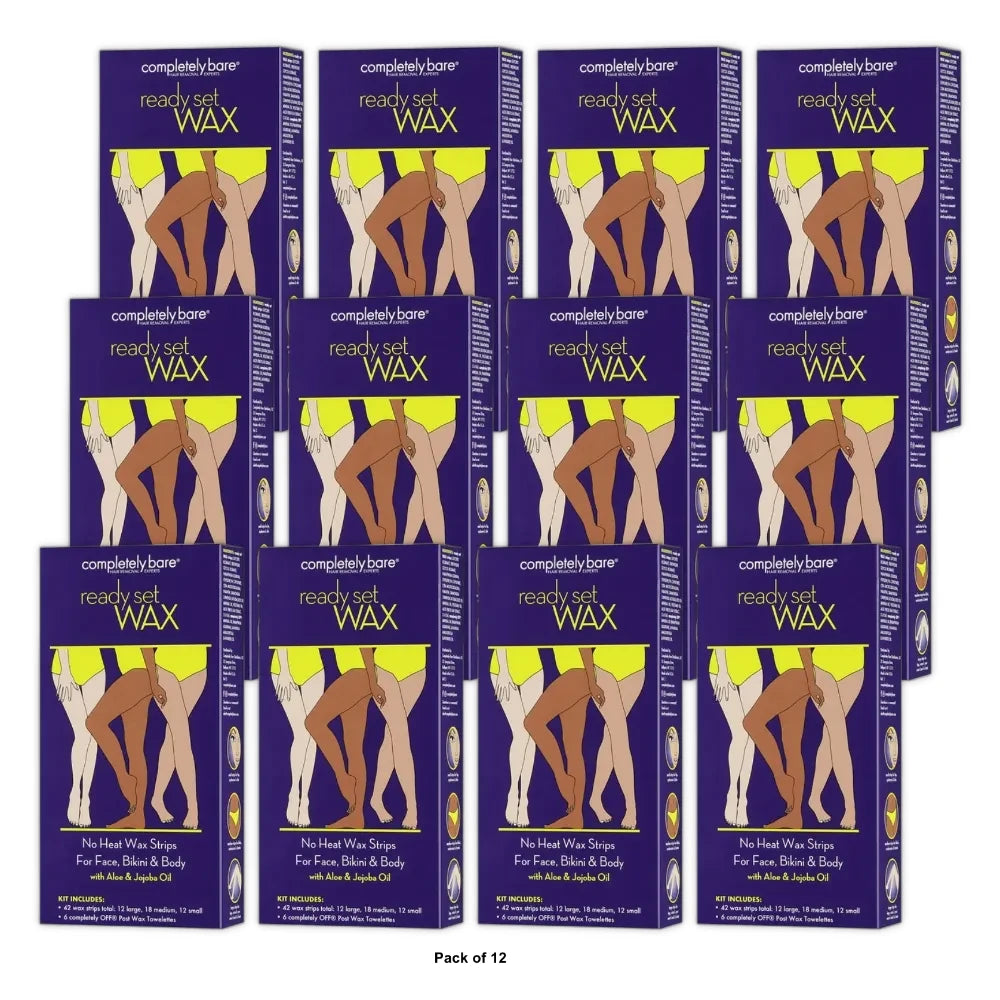 Completely Bare Waxing Kit - 50 Piece Kit nan (Pack of 12)