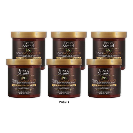 Every Strand Shea & Coconut Oil Deep Moisture Hair Masque  15 oz.  All Hair Type 15 Oz (Pack of 6)