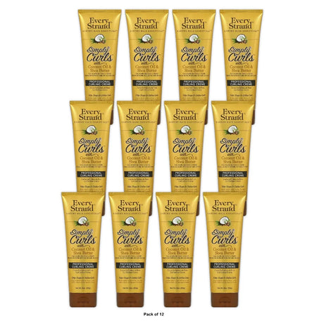 Every Strand Simply Curls Professional Curling Creme  8 oz.  Curly Hair  Moistur 8 Oz (Pack of 6)