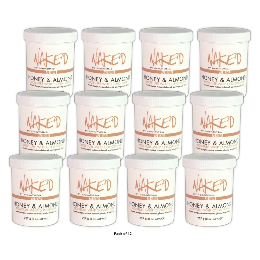 Essations - Naked At Home Honey and Almond Moisture Whip Conditioner 8 Oz (Pack of 12)