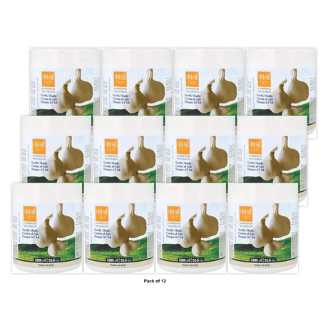Ever Ego Italy Garlic Mask For Damaged  Bleached or Colored Hair For Men And Wom 33.8 Fl. Oz (Pack of 12)