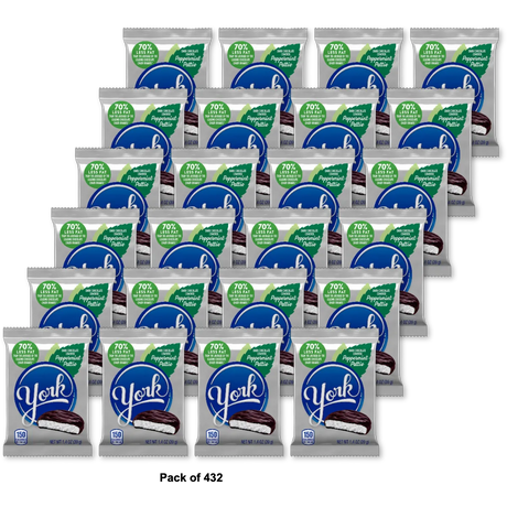 Hersheys York Dark Chocolate Peppermint Patties 1.4Oz (Pack of 432)