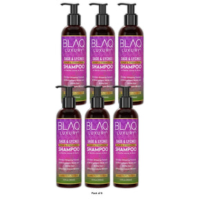 BLAQ LUXURY SHAMPOO (12 fl.oz) 12 Oz (Pack of 6)