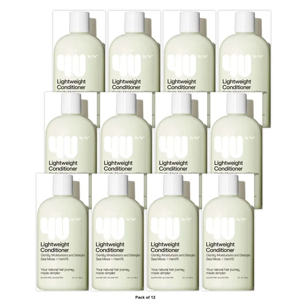 4U by Tia Lightweight Detangling Conditioner with Sea Moss and Hemi15  13 fl oz 8 Oz (Pack of 12)