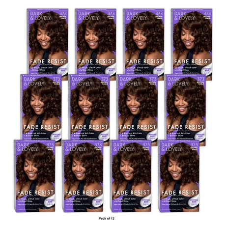 Dark and Lovely Fade Resist Rich Conditioning Hair Color  Permanent Hair Dye  37 nan (Pack of 12)