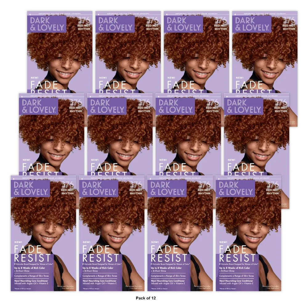 SoftSheen-Carson Dark & Lovely Fade Resist Hair Color  376 Red Hot Rythm nan (Pack of 12)