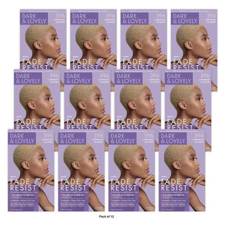 Dark and Lovely Fade Resist Permanent Hair Color - 396 Luminous Blonde nan (Pack of 12)