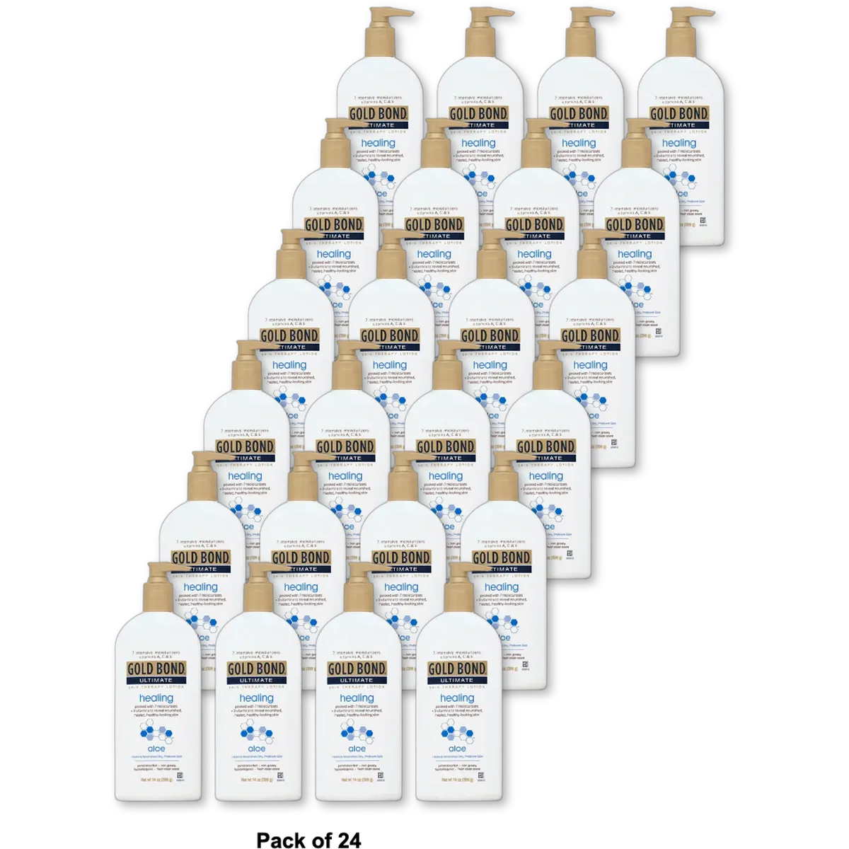 Gold Bond Ultimate Healing Skin Therapy Lotion Fresh Clean Scent14Oz (Pack of 24)
