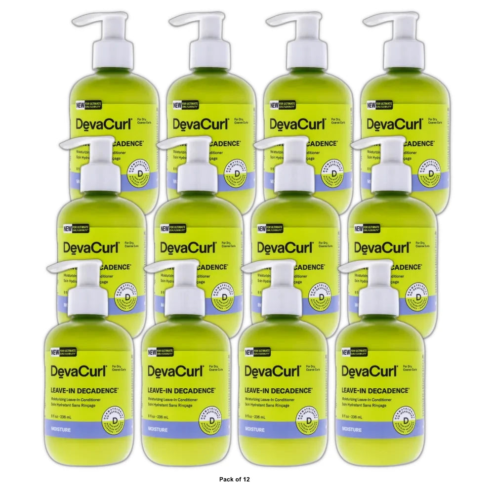 DevaCurl Leave-In Decadence Hair Conditioner  8 oz 8 Fl. Oz (Pack of 12)