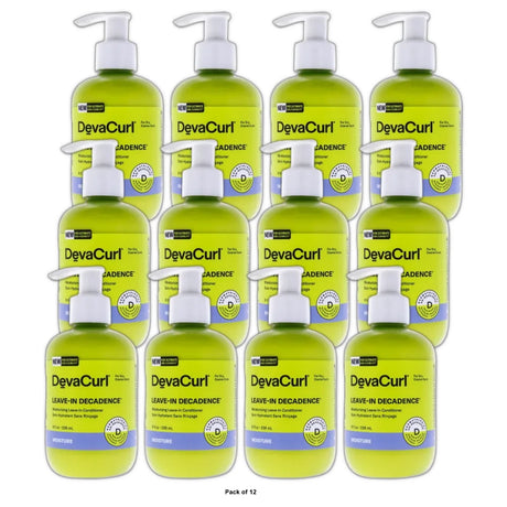 DevaCurl Leave-In Decadence Hair Conditioner  8 oz 8 Fl. Oz (Pack of 12)