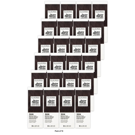 Clairol Professional Liquicolor for Permanent Hair Color Dark Shades 2 Fl. Oz (Pack of 72)