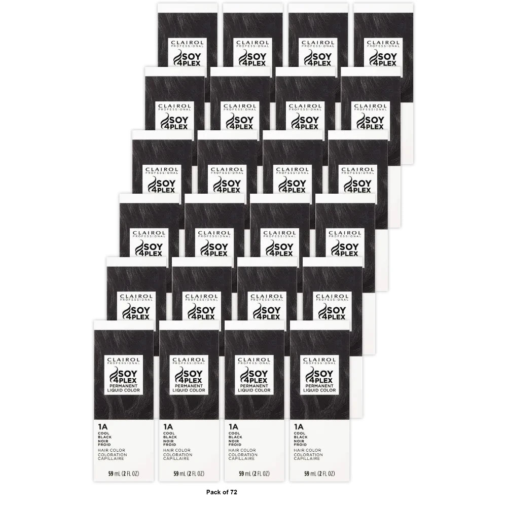 Clairol Soy Liquicolor Permanente 1A/51D  Cool Black 2 Fl. Oz (Pack of 72)