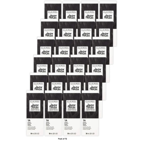 Clairol Soy Liquicolor Permanente 1A/51D  Cool Black 2 Fl. Oz (Pack of 72)