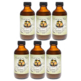 Sunny Isle Jamaican Organic Extra Virgin Coconut Oil 4 Fl. Oz (Pack of 6)