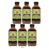 Sunny Isle Jamaican Black Castor Oil Infused with Hemp Oil, 4 Oz (Pack of 6)