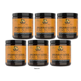 Sunny Isle Black Castor Oil Pure Butter (Original) 8oz (Pack of 6)