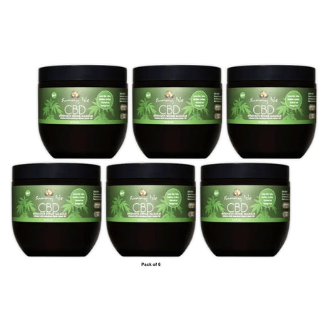 Sunny Isle CBD Intensive Repair Masque ounce in Black 16 Oz (Pack of 6)