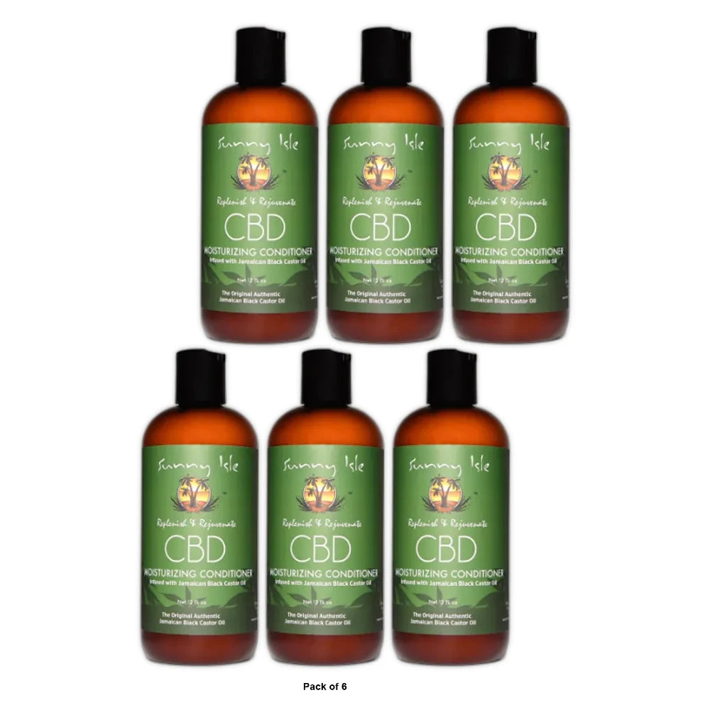 Sunny Isle CBD Conditioner 1 Pack in Black 12 Fl. Oz