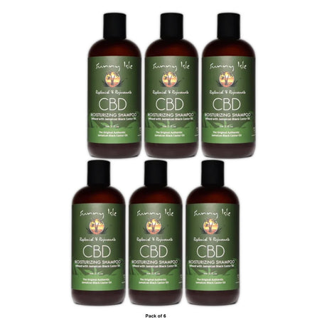 Sunny Isle CBD Shampoo 1 Pack in Black 12 Oz