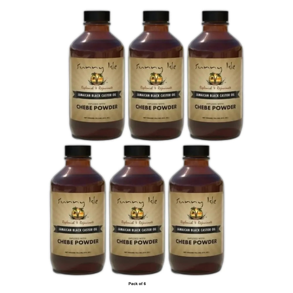Sunny Isle JBCO Chebe Hair Pomade - 4 Fl. Oz (Pack of 6)