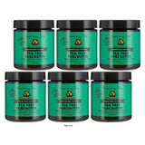 Sunny Isle Jamaican Black Castor Oil Pure Butter infused with Tea Tree Oil 4 Oz (Pack of 6)