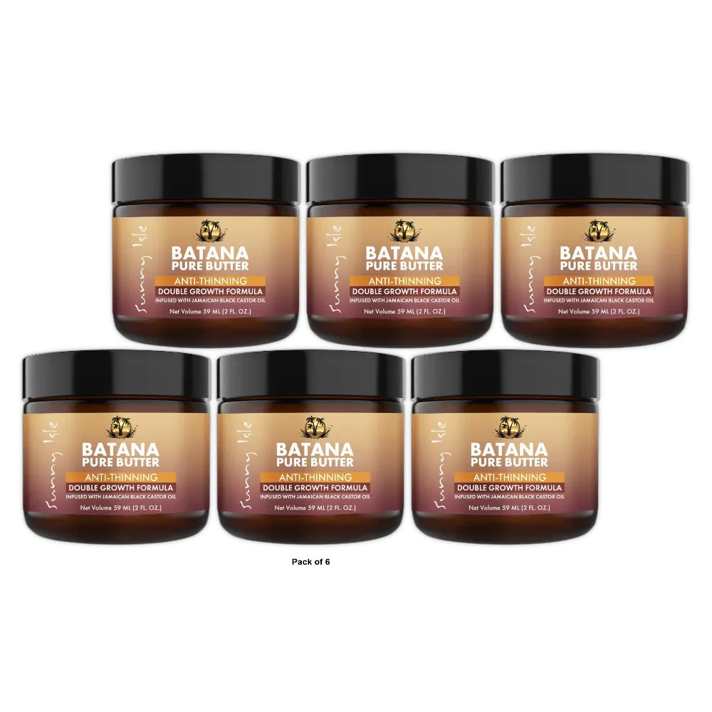 Sunny Isle Anti-Thinning Batana Pure Butter 2oz (Pack of 6)