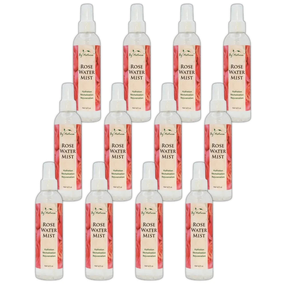 Rose Water Mist (6 Oz) By By Natures (BYN48101) Beauty Supply Products (Pack of 12)