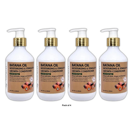By Natures Batana Oil Moisturizing & Stimulating Growth Conditioner 12 fl.oz (Pack of 4)