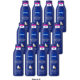 Nivea Essentially Enriched Daily Body Lotion for Very Dry Rough Skin 8.4Oz (Pack of 12)